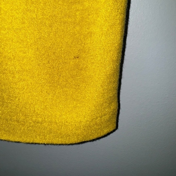 EUC Anthropologie Cooperative Mustard Yellow A-Line Mini Skirt Size 0 - Picture 7 of 9